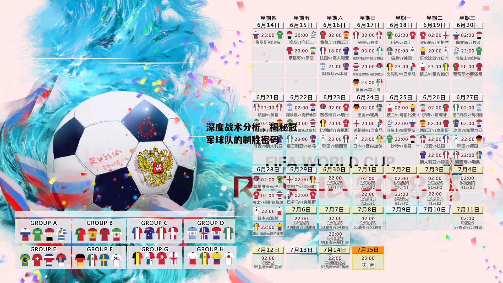 深度战术分析,揭秘冠军球队的制胜密码